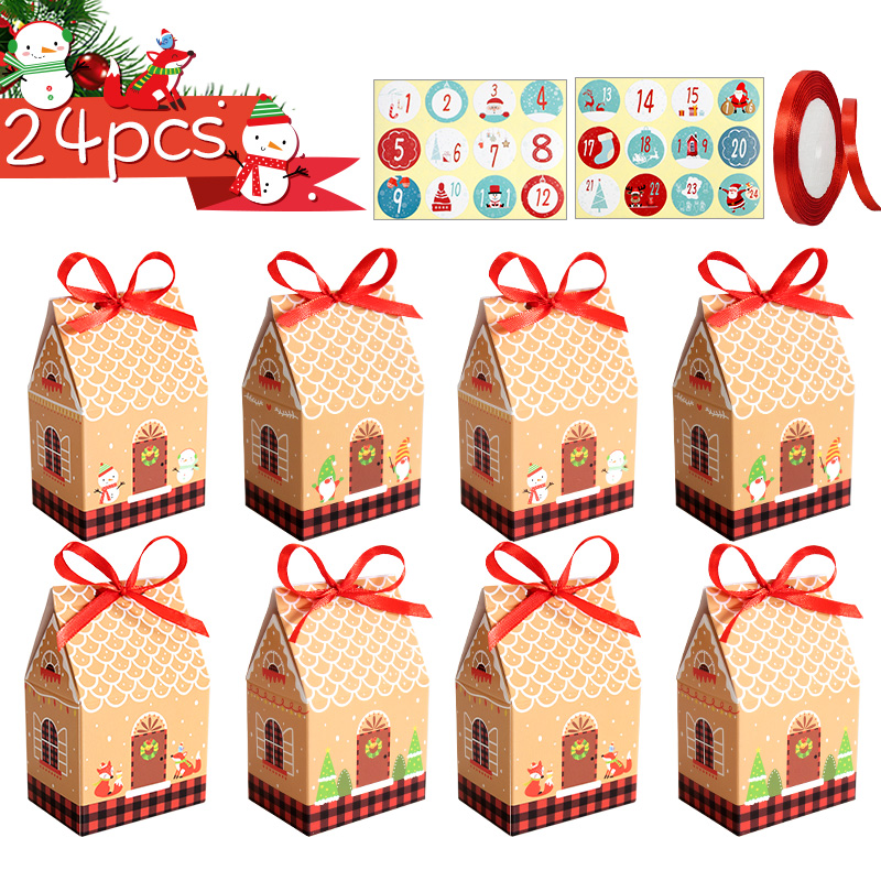 Advent Calendar Gift - 24 Set Noel Advent Takvimi Zencefilli