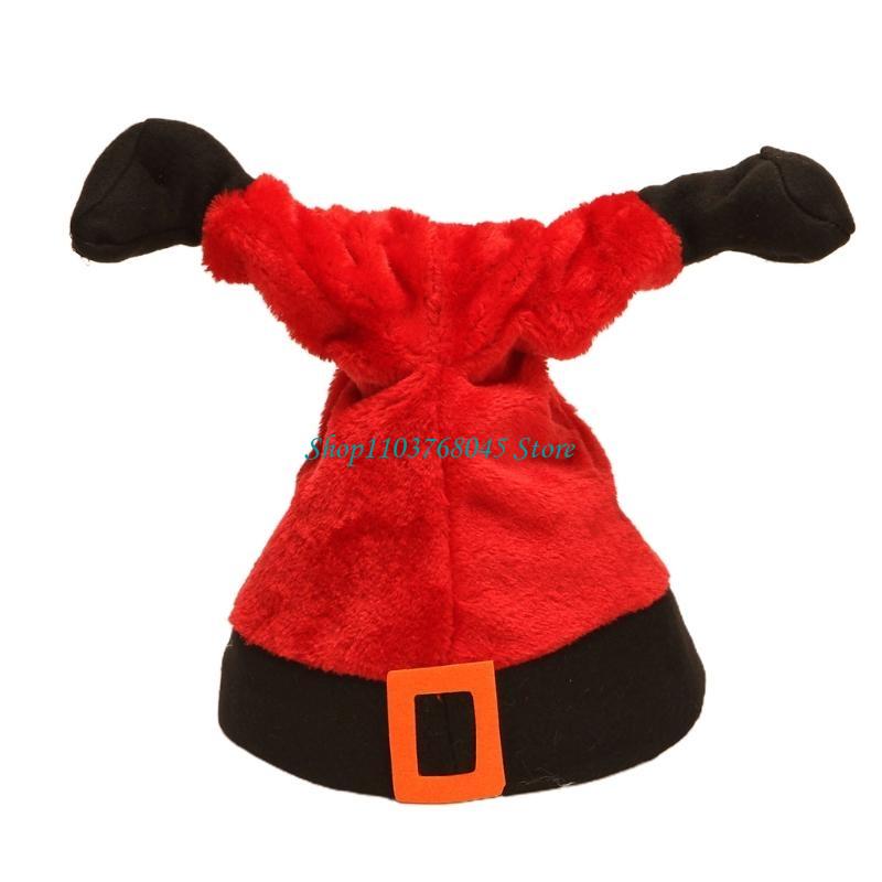 Santa Hat Plush - R53F Elektrikli Noel Şapka Kostüm Giydirme