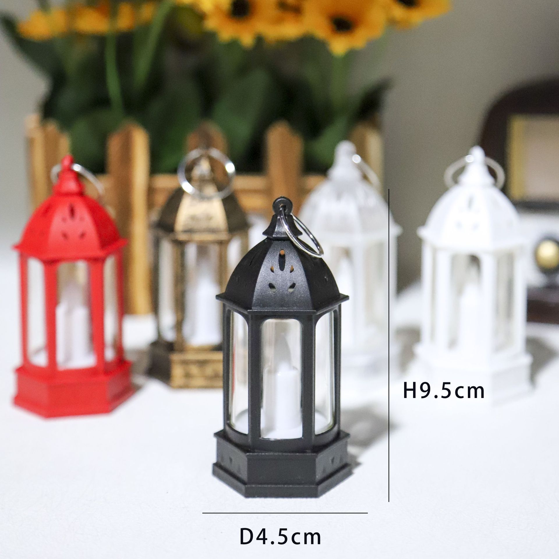 Holiday Candle Set - Mini Yaratıcı Atmosfer Işığı Noel Retro