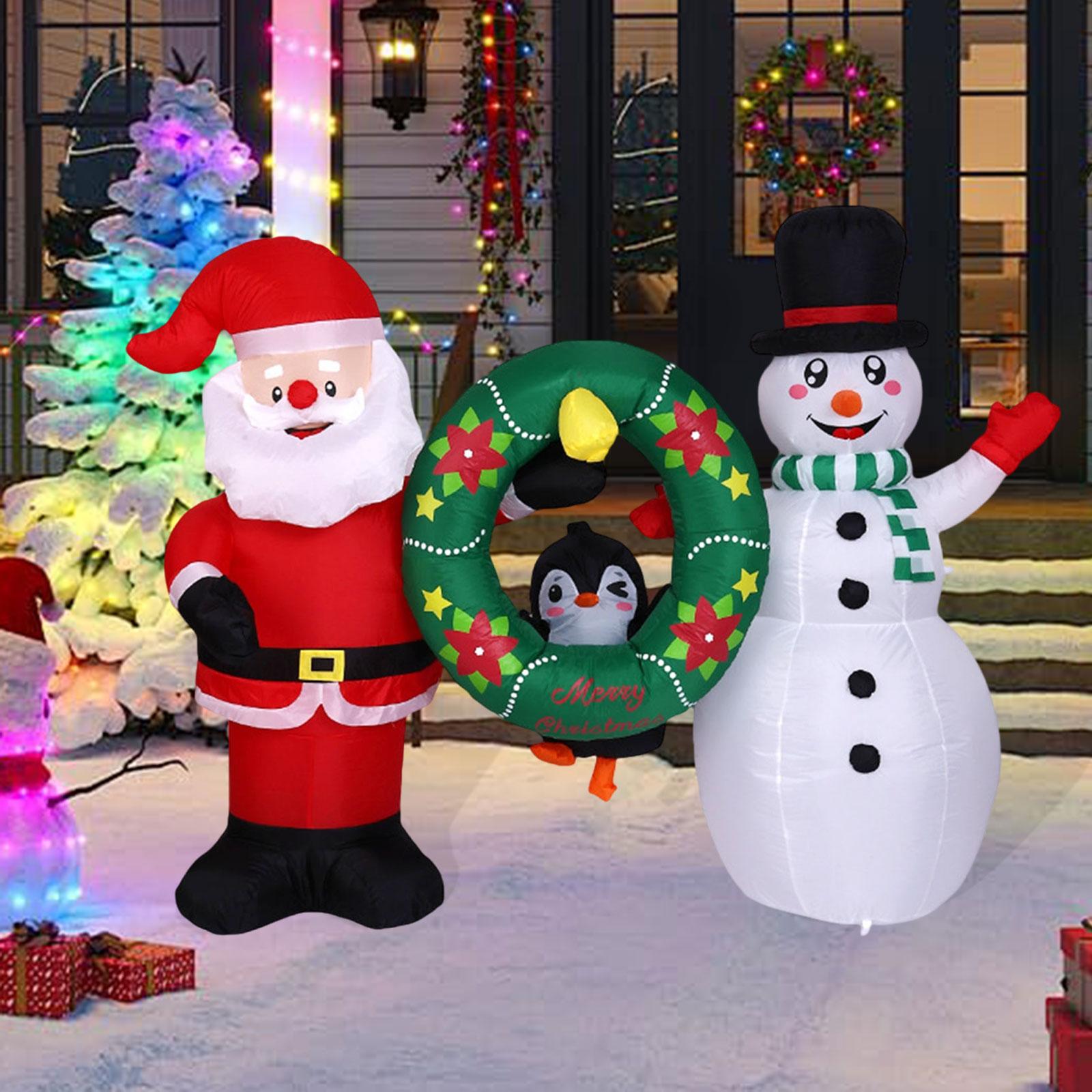 Christmas Lights Outdoor - Noel Şişme Süsleri, Dış Mekan, Işıklı,