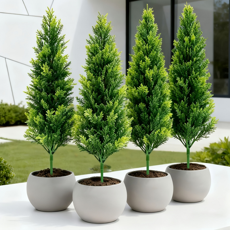Christmas Tree Artificial - Yapay Plastik Çam Ağacı Zemine Monte