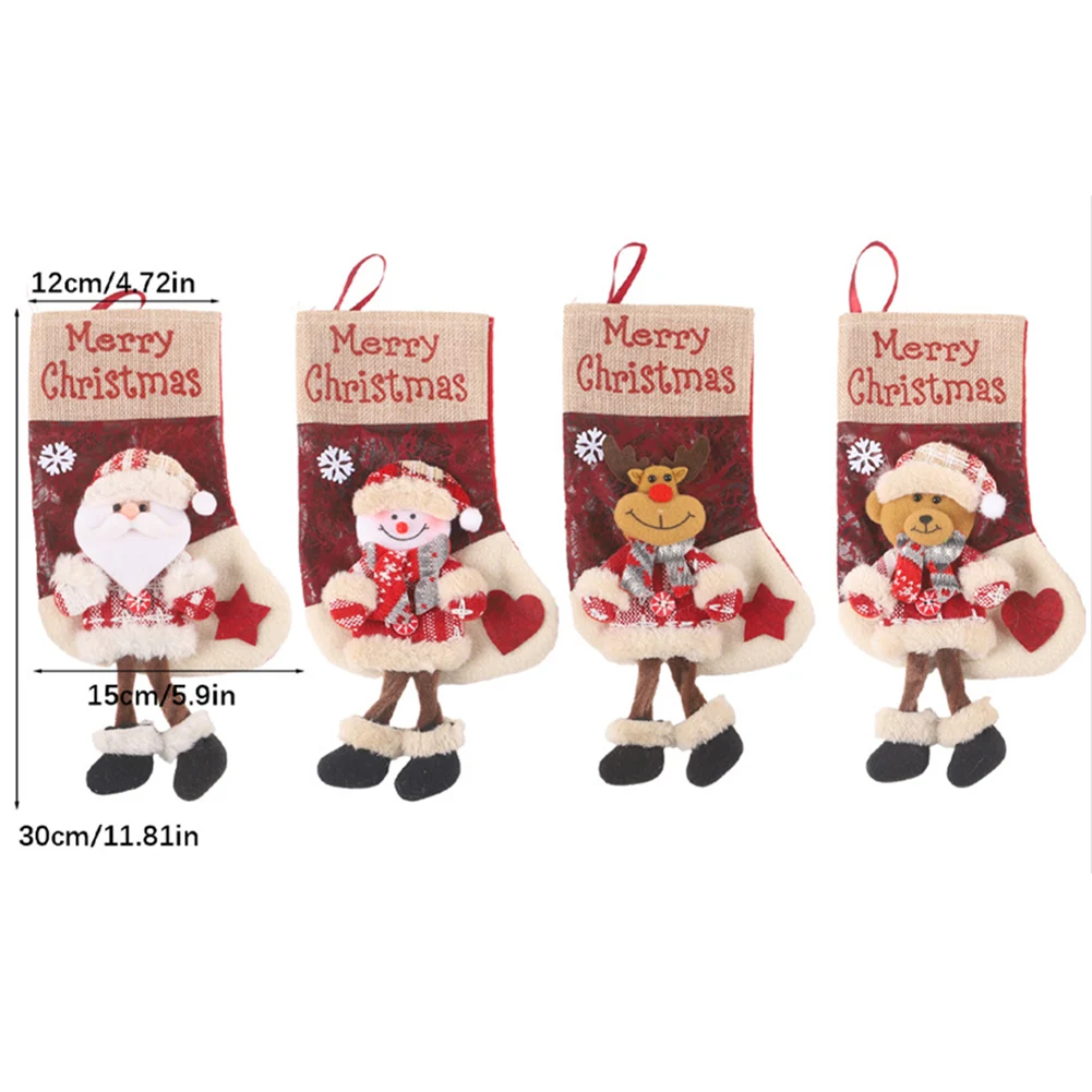 Christmas Stocking Hanging - Şömineye Asmak İçin Büyük Noel Baba