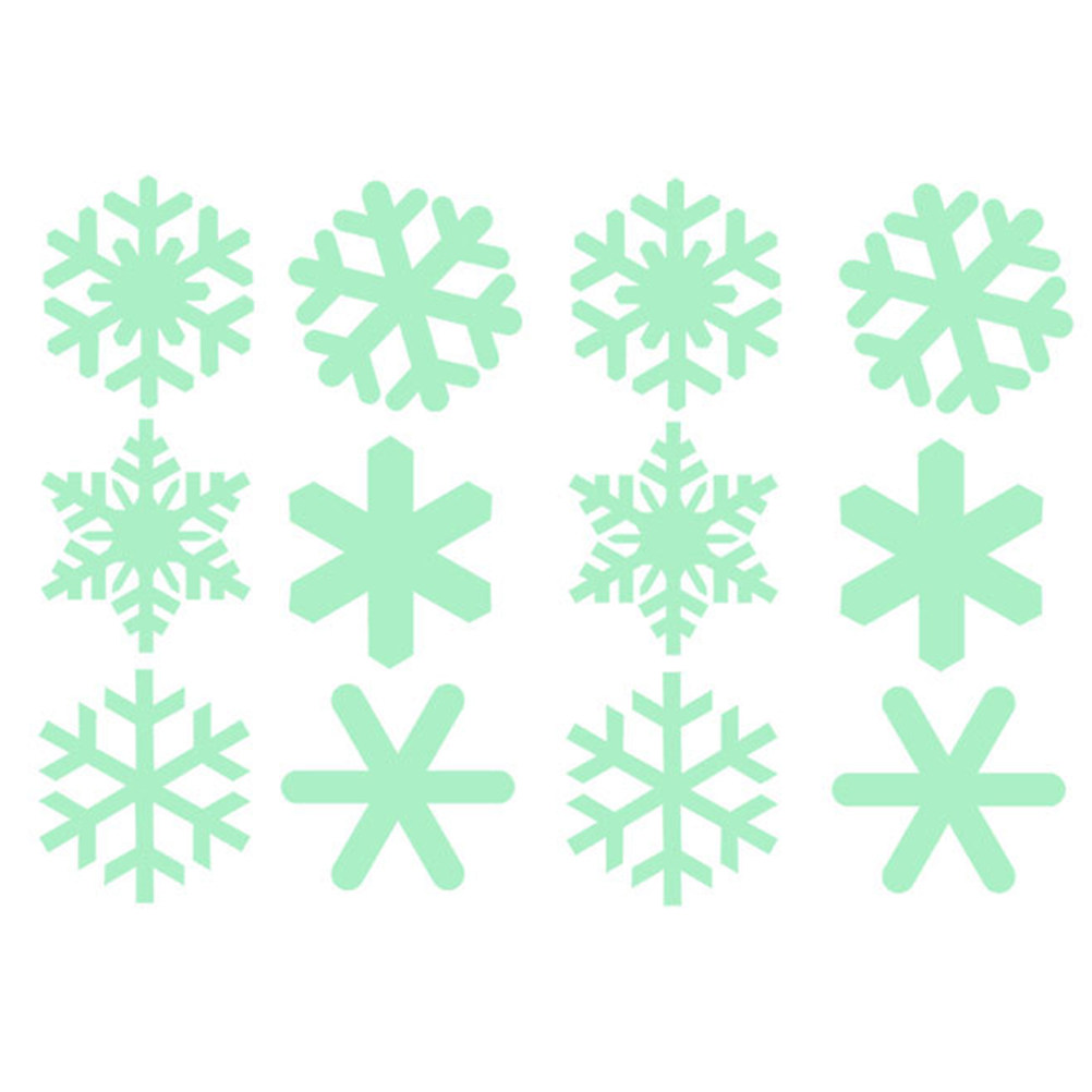 Snowflake Window Decal - 1 Set Işıklı Noel Kar Tanesi
