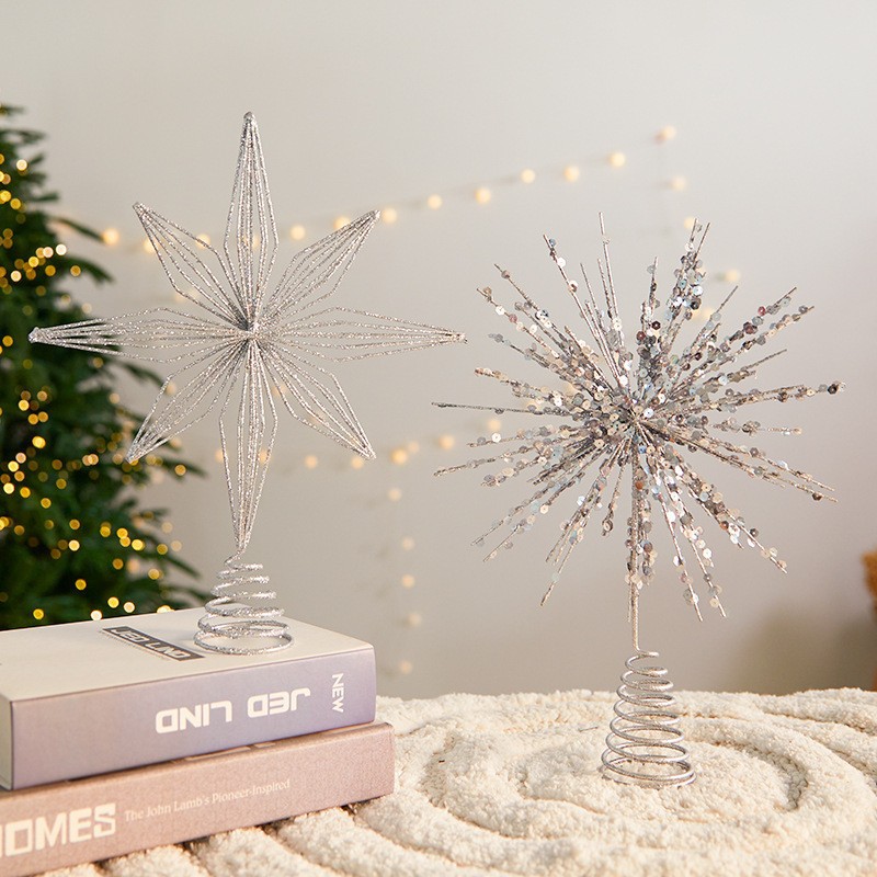 Star Tree Topper - 30 cm Noel Ağacı Toppers Yıldız