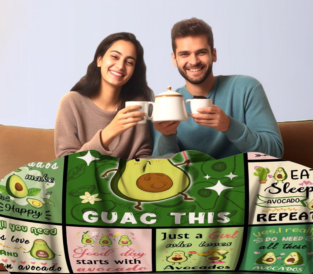 Avokado Battaniye Karikatür Av - Christmas Throw Blanket incelemesi ve fiyatı