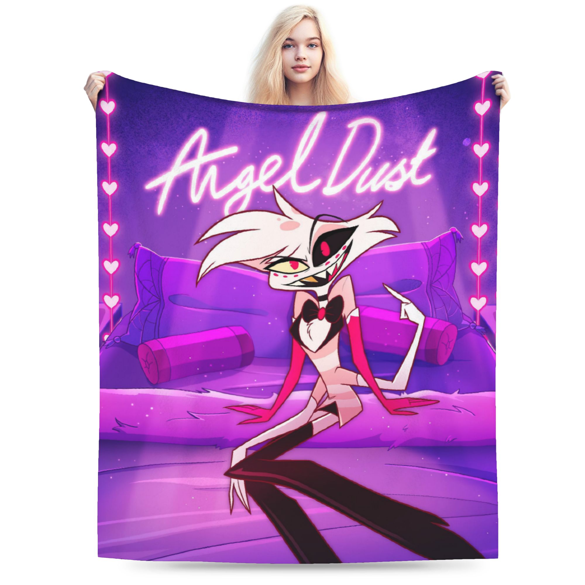 Karikatür Hazbin Hotel Angel D - Christmas Throw Blanket incelemesi ve fiyatı