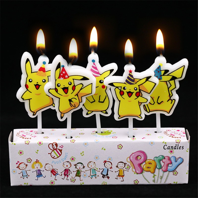 5 adet/grup Pokemon Doğum Günü - Holiday Candle Set incelemesi ve fiyatı