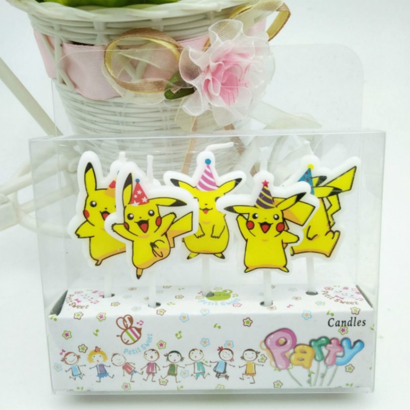 5 adet/grup Pokemon Doğum Günü - Holiday Candle Set incelemesi ve fiyatı