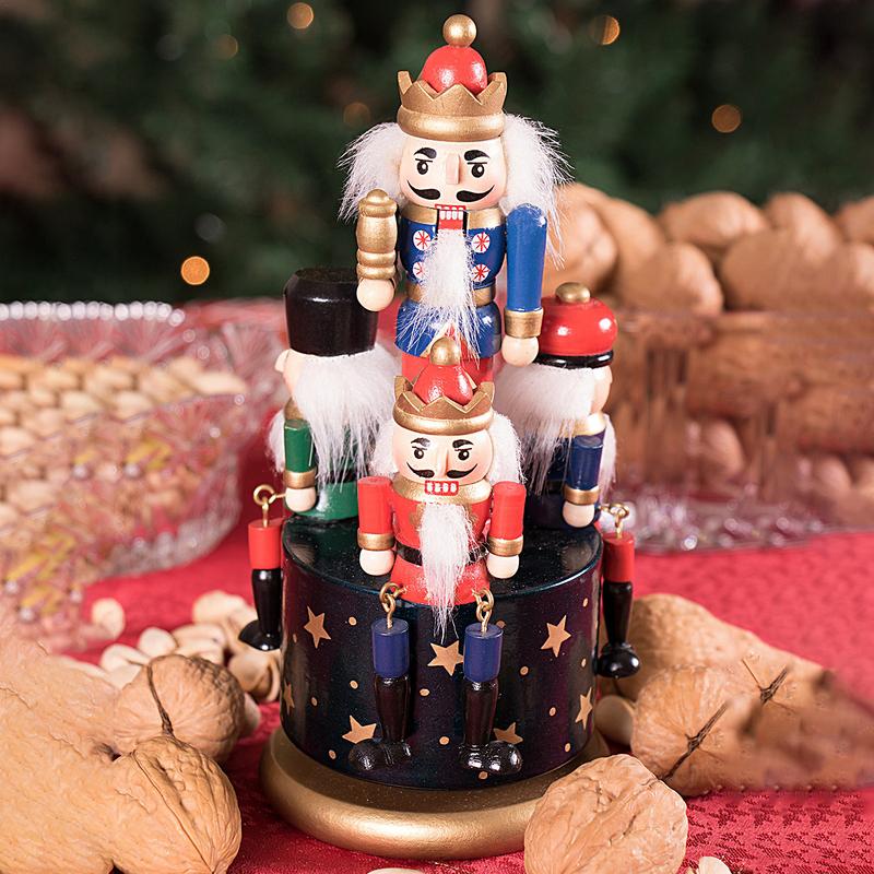 Noel müzik kutusu komik fındık - Nutcracker Figurine incelemesi ve fiyatı