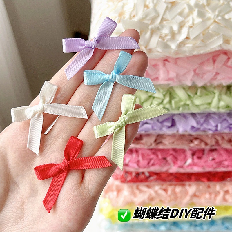 Çok Renkli Mini Saten Kurdele  - Ribbon Bow Gift incelemesi ve fiyatı